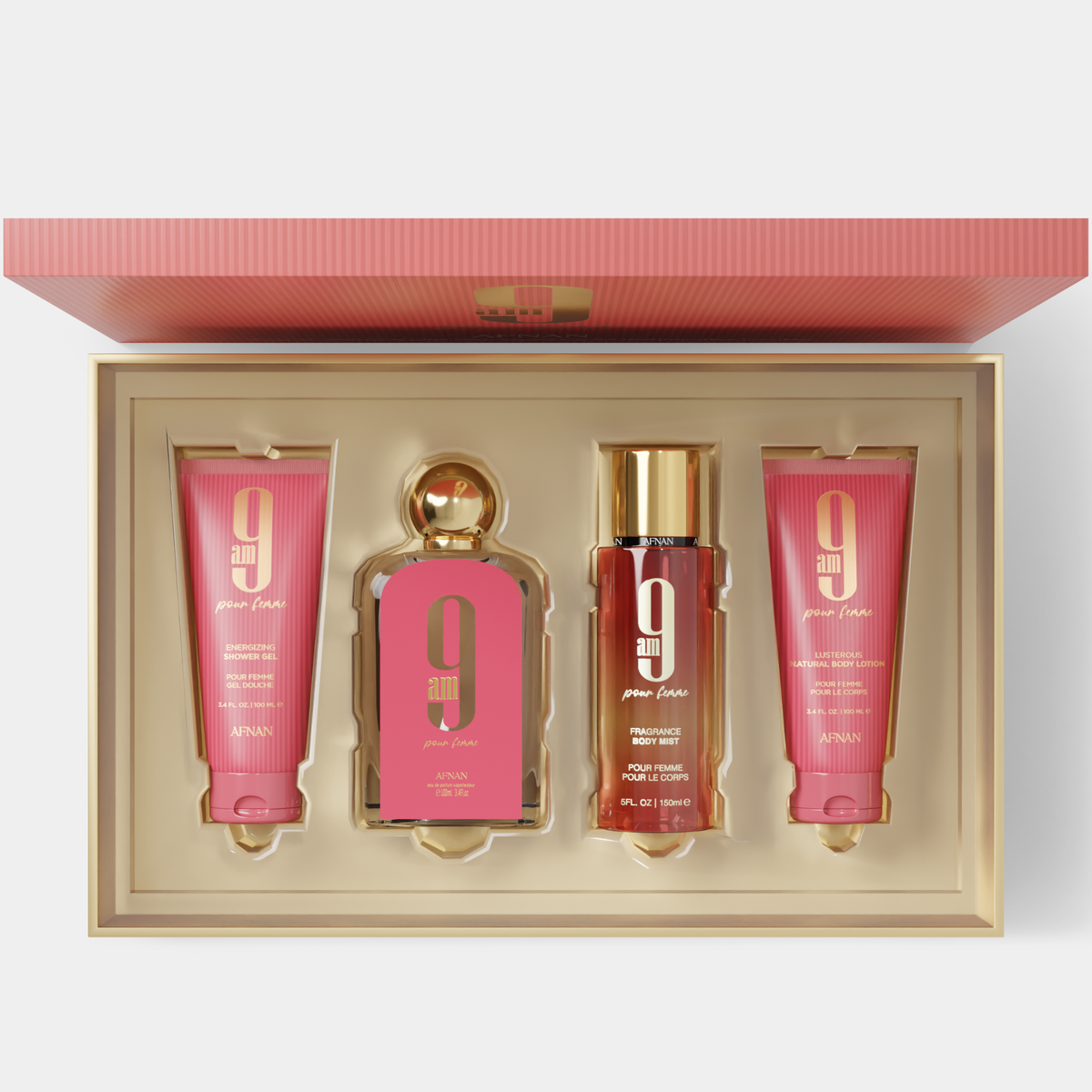 GIFT SET 9 AM POUR FEMME